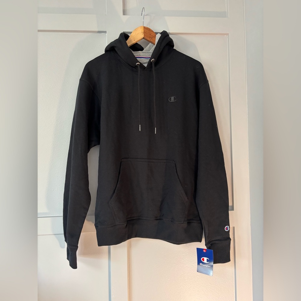NWT Champion Black Men's Hoodie - Picture 3 of 7